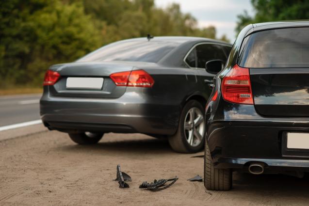 car accident on road automobile crash